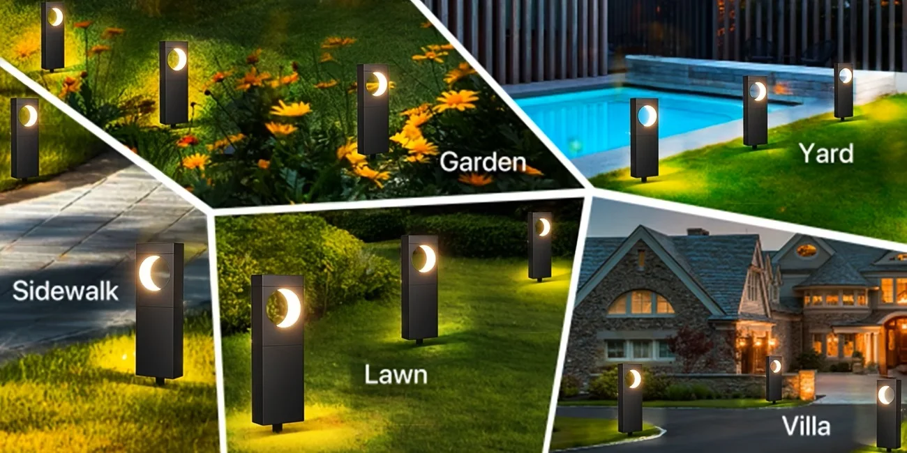 Solar Pathway Lights Outdoor Waterproof Bright Moon - Image 5