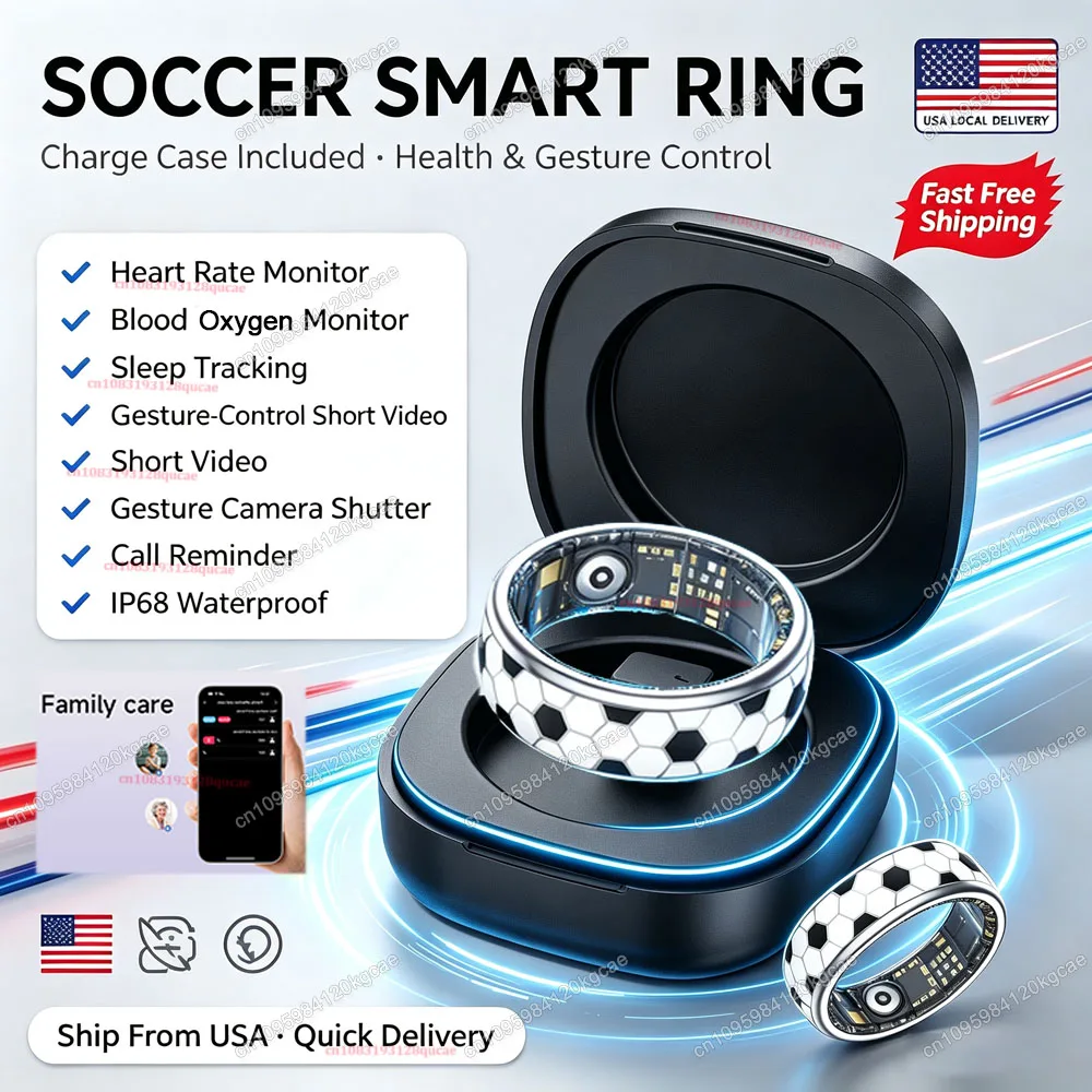 Fashion Football Smart Ring - Image 1