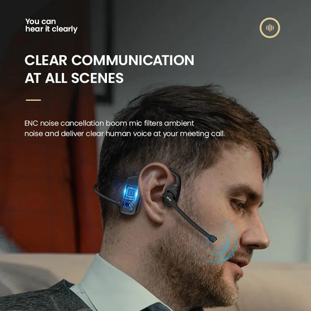 Open Ear Wireless Headset / Dual Noise Cancelling Mic - Image 2