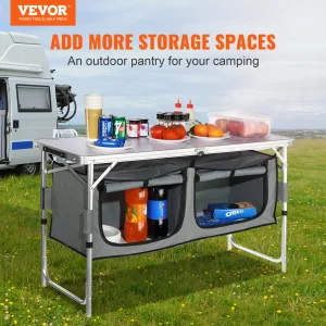 Folding Camping Kitchen Table - Thumbnail Image 2