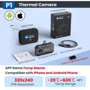USB C iPhone and Android Phone Temp Range Home Leaks Inspection - Thumbnail Image 1
