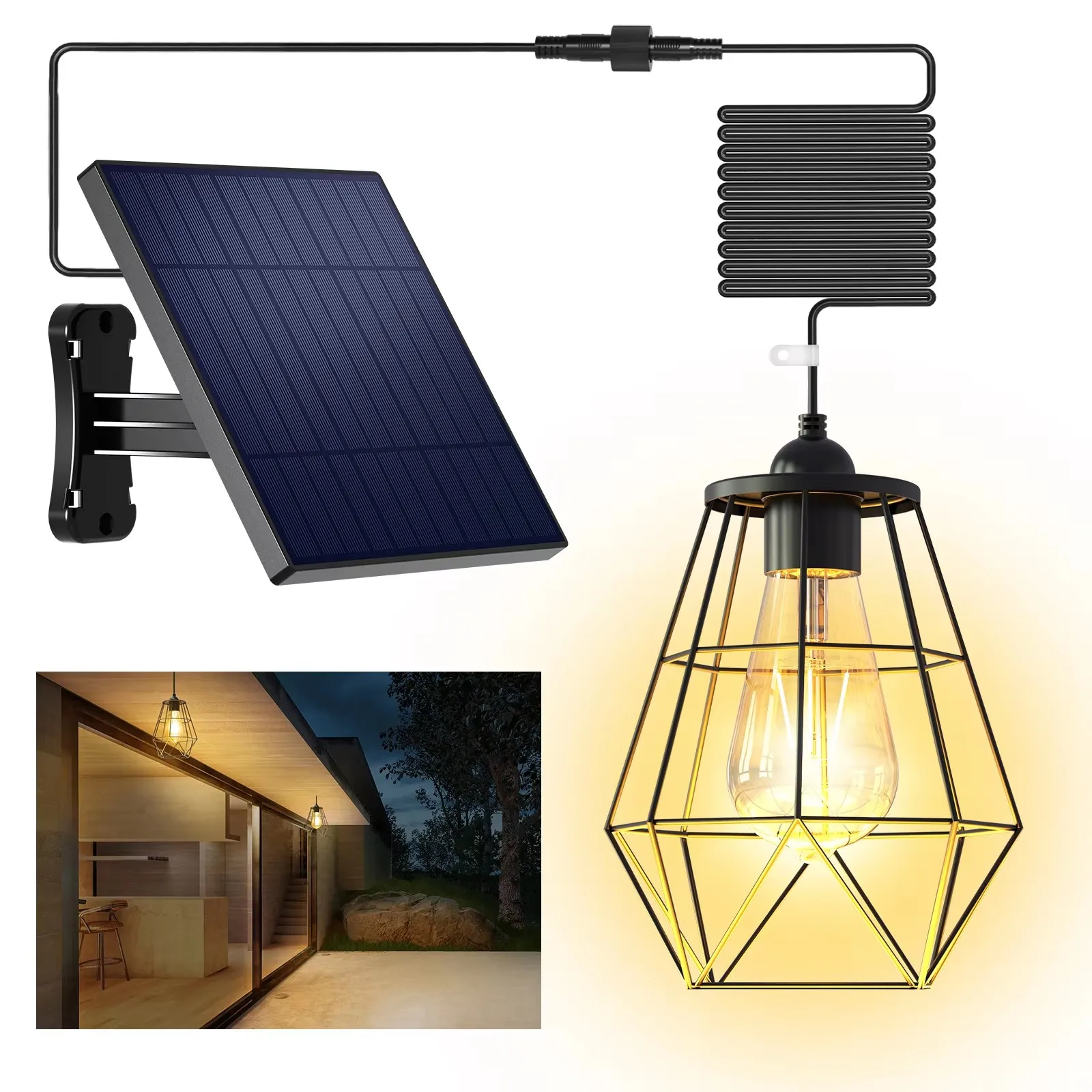 Solar Pendant Lights Indoor & Outdoor - Image 4