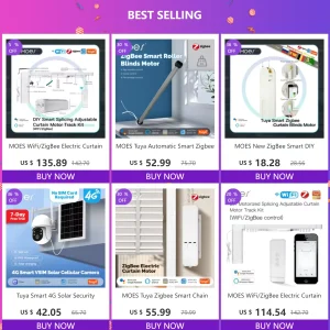 WiFi Smart Motor Electric Chain Roller Blinds Shade - Thumbnail Image 4