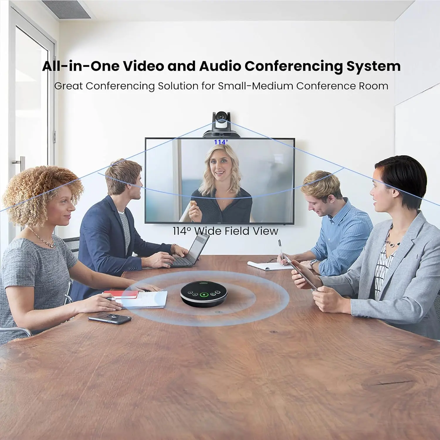 Conference Camera with AI Auto-Tracking and Bluetooth - Image 5