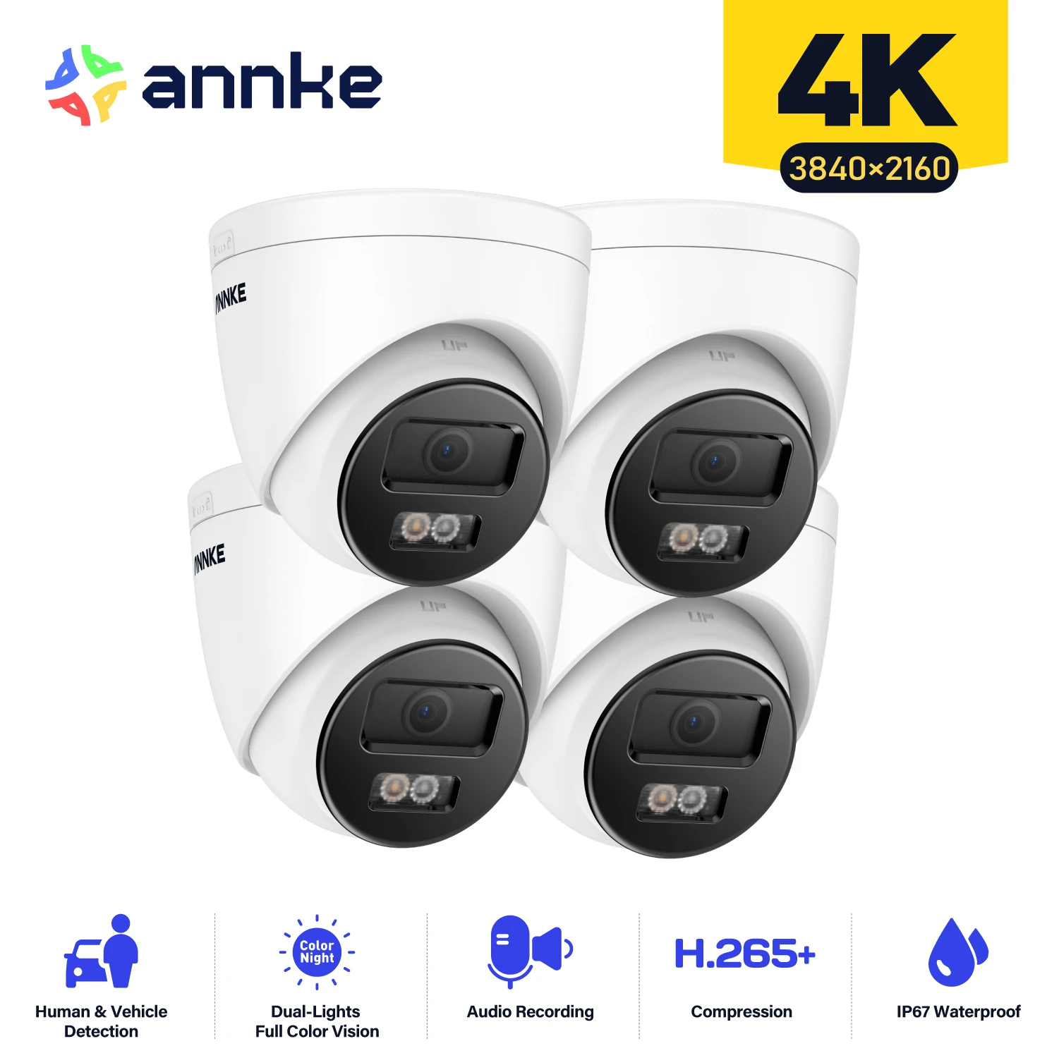 Outdoor Network 8MP Camera w/ Built-in Microphone - Image 4