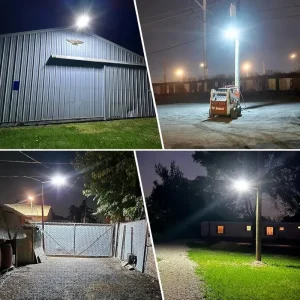 Solar Street Light Outdoor Motion Sensor Dusk to Dawn LED - Thumbnail Image 4