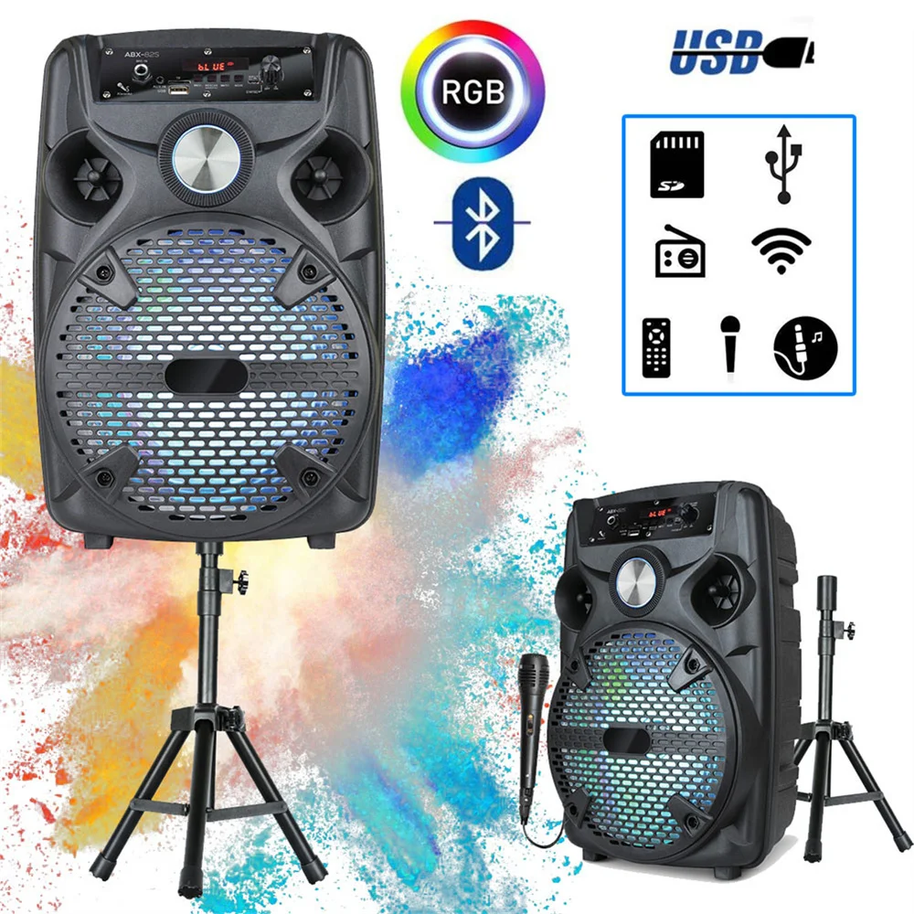 Portable Bluetooth Party Speaker W/Stand - Image 1