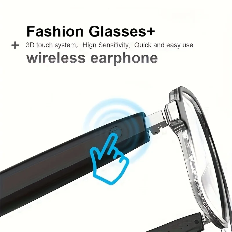 Wireless Smart Glasses with Photochromic Lenses, - Image 2