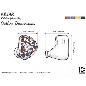 In-Ear Hybrid Drivers Hi-Fi Wired Earphones - Thumbnail Image 2