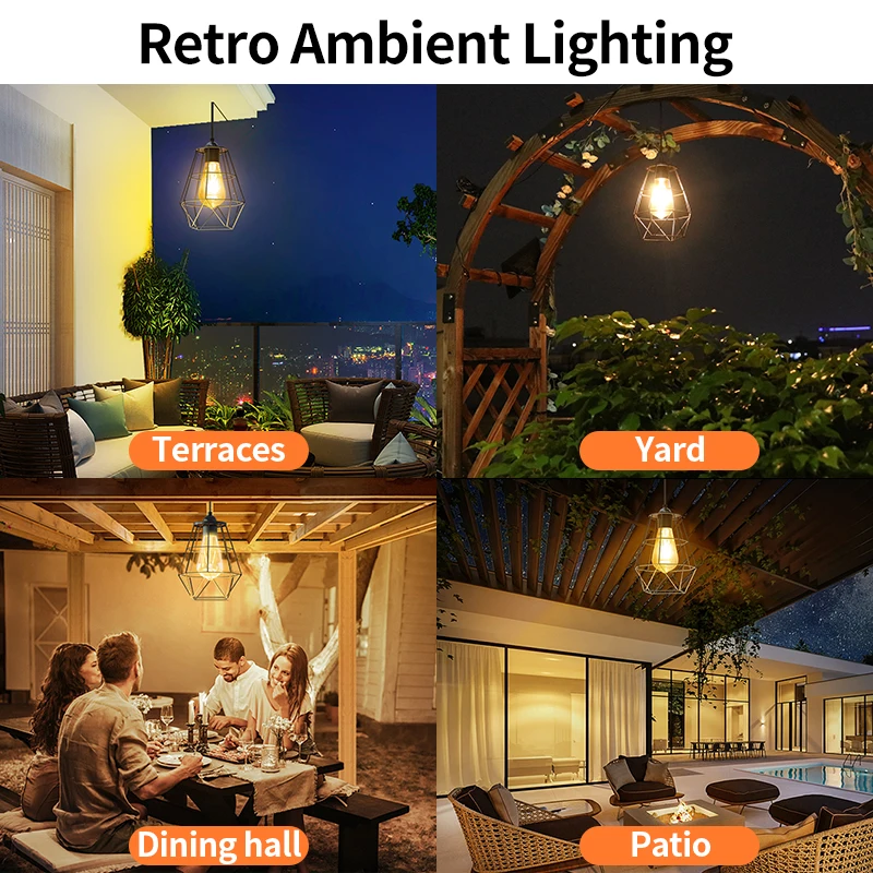 Solar Pendant Lights Indoor & Outdoor - Image 2