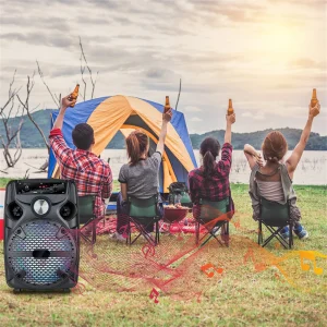 Portable Bluetooth Party Speaker W/Stand - Thumbnail Image 6