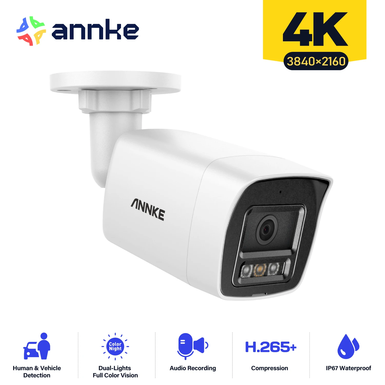 Outdoor Network 8MP Camera w/ Built-in Microphone - Image 5