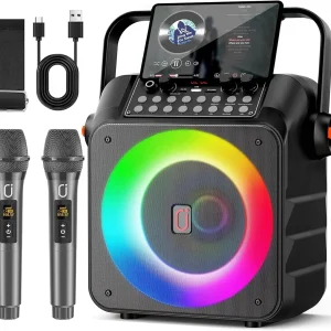 Portable Bluetooth Karaoke Speaker with 6.5-Inch Subwoofer - Thumbnail Image 1