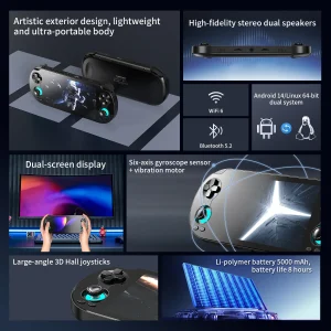 Handheld Game Console Android Retro Game Player - Thumbnail Image 2