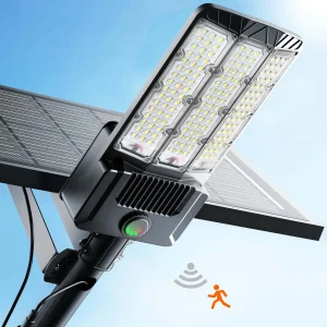 2-Pack Solar Outdoor Commercial Light 9000W with Motion Sensor - Thumbnail Image 3