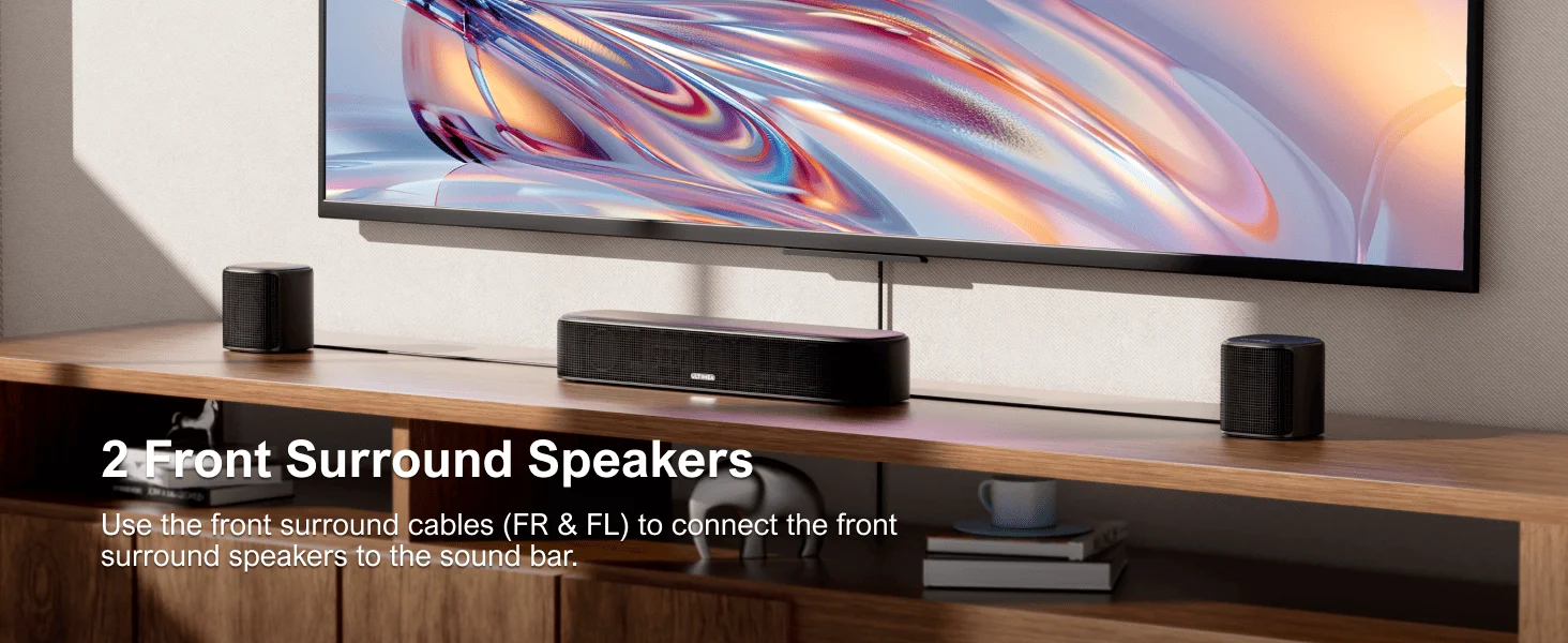 Home Theater System with Surround Soundbar and Subwoofer - Image 5