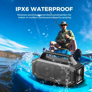 Portable Bluetooth 80W Wireless Speaker. - Thumbnail Image 4