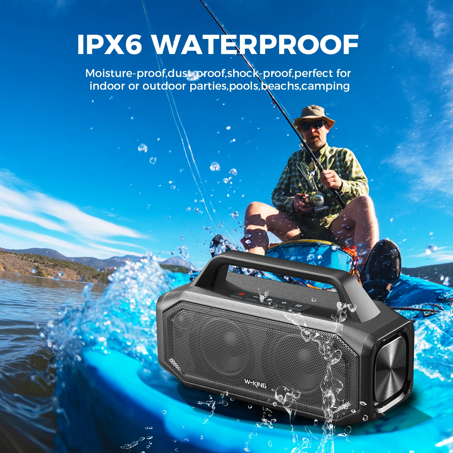 Portable Bluetooth 80W Wireless Speaker. - Image 4