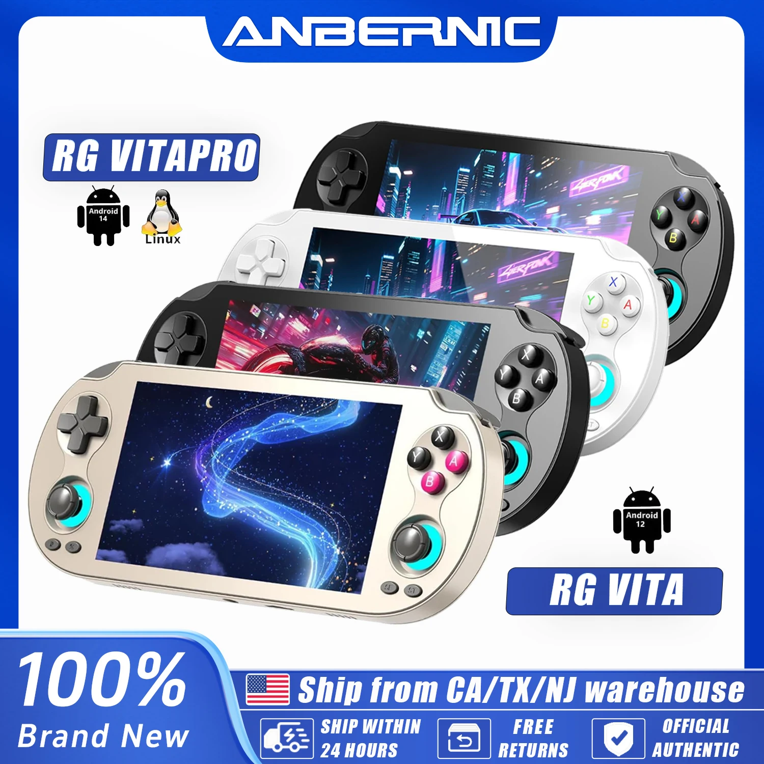 Handheld Game Console Android Retro Game Player - Image 1