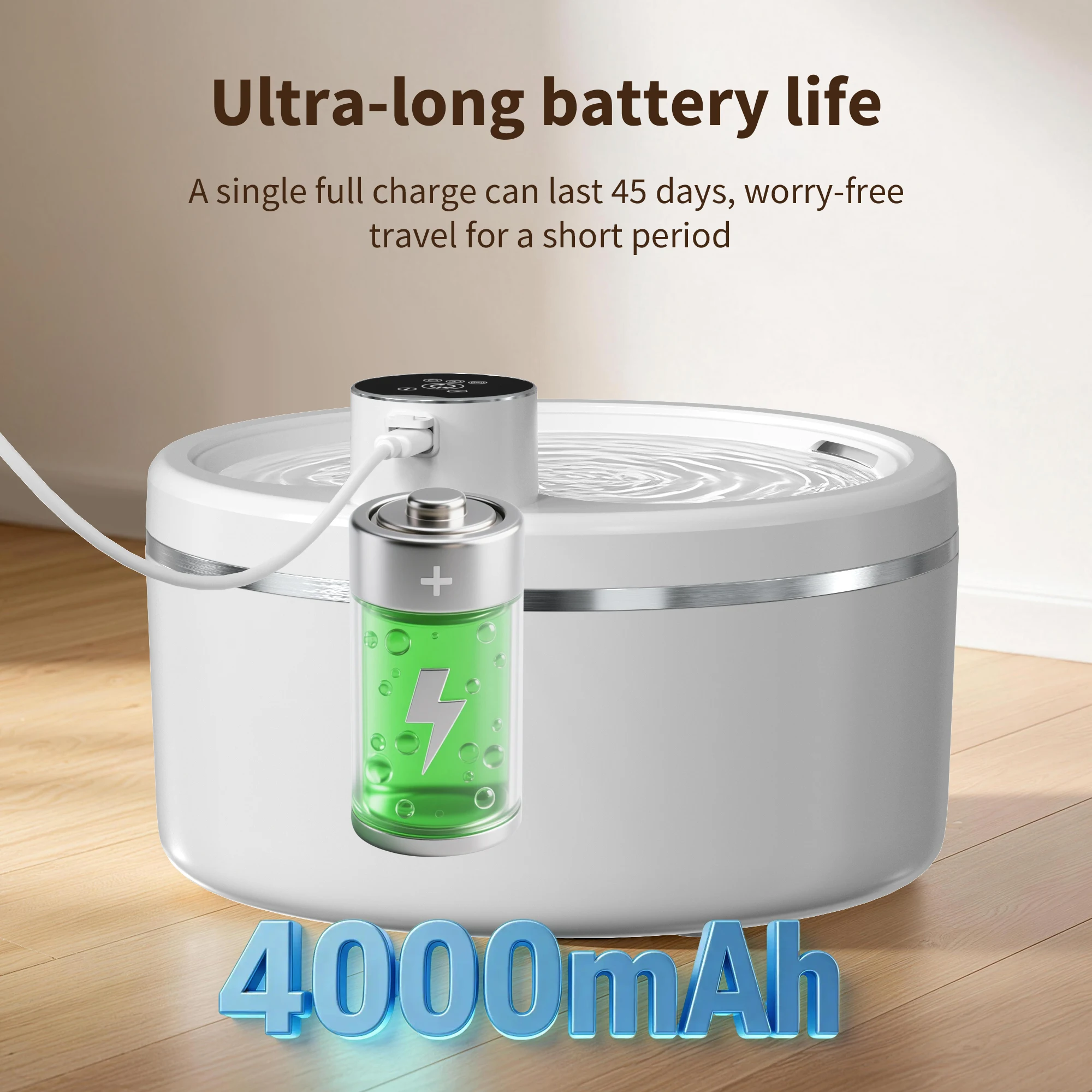 Wireless Intelligent Pet Water Fountain - Image 3