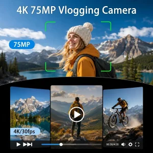 YouTube Beginners 4K Handheld Camera - Thumbnail Image 2