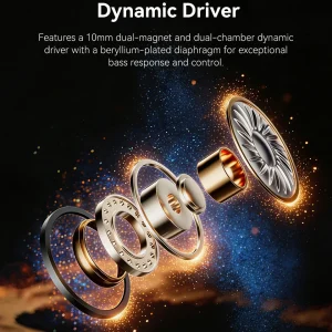 In-Ear Hybrid Drivers Hi-Fi Wired Earphones - Thumbnail Image 5