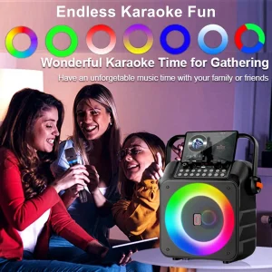 Portable Bluetooth Karaoke Speaker with 6.5-Inch Subwoofer - Thumbnail Image 4