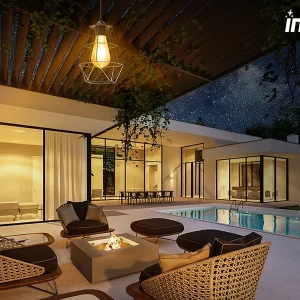 Solar Pendant Lights Indoor & Outdoor - Thumbnail Image 5