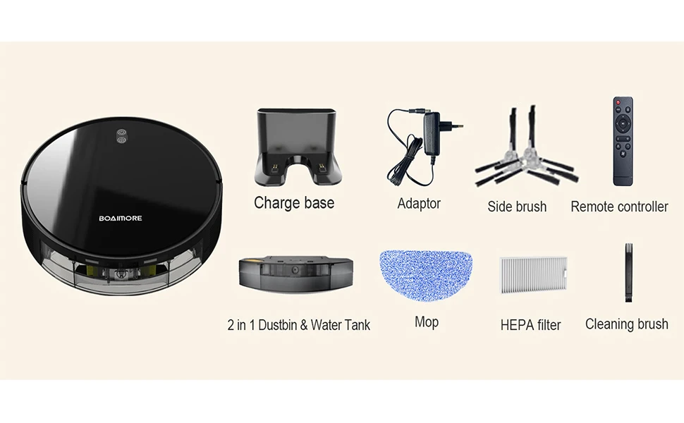 Robot Vacuum Cleaner Combo and Mop - Image 6