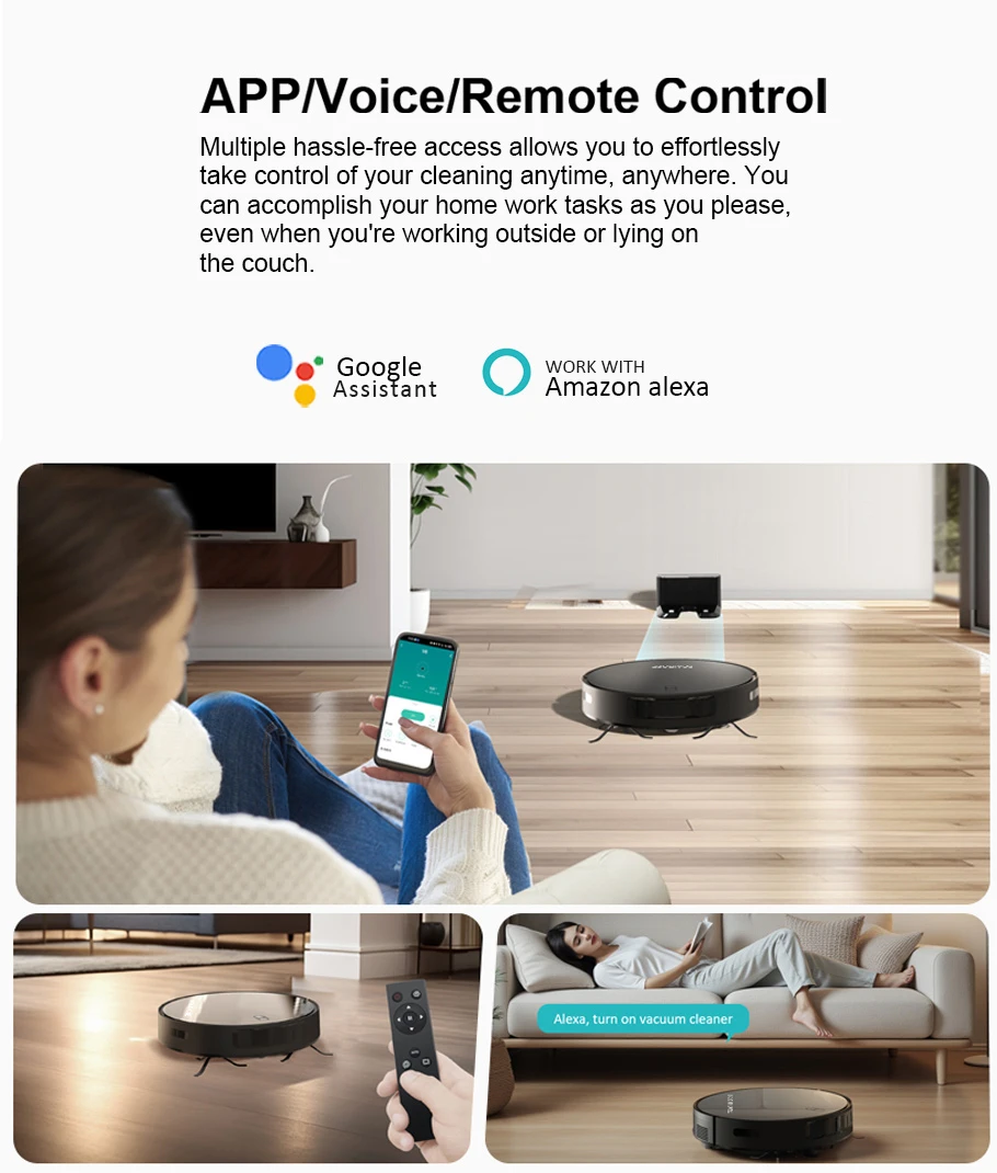 Robot Vacuum Cleaner Combo and Mop - Image 4