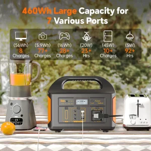 500W Portable Solar Power Station Emergency Power - Thumbnail Image 2