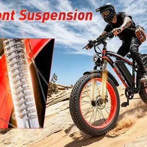 26" Fat Tire Electric Bike for Adults - Thumbnail Image 8