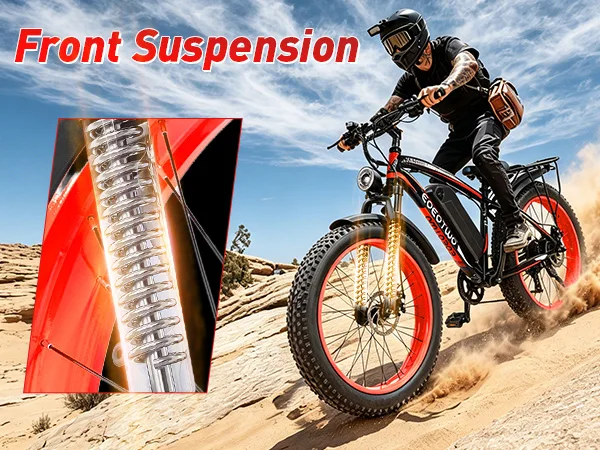 26" Fat Tire Electric Bike for Adults - Image 8