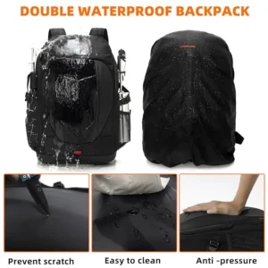 17 Inch Laptop Lightweight  Backpack with Hard shell - Thumbnail Image 2