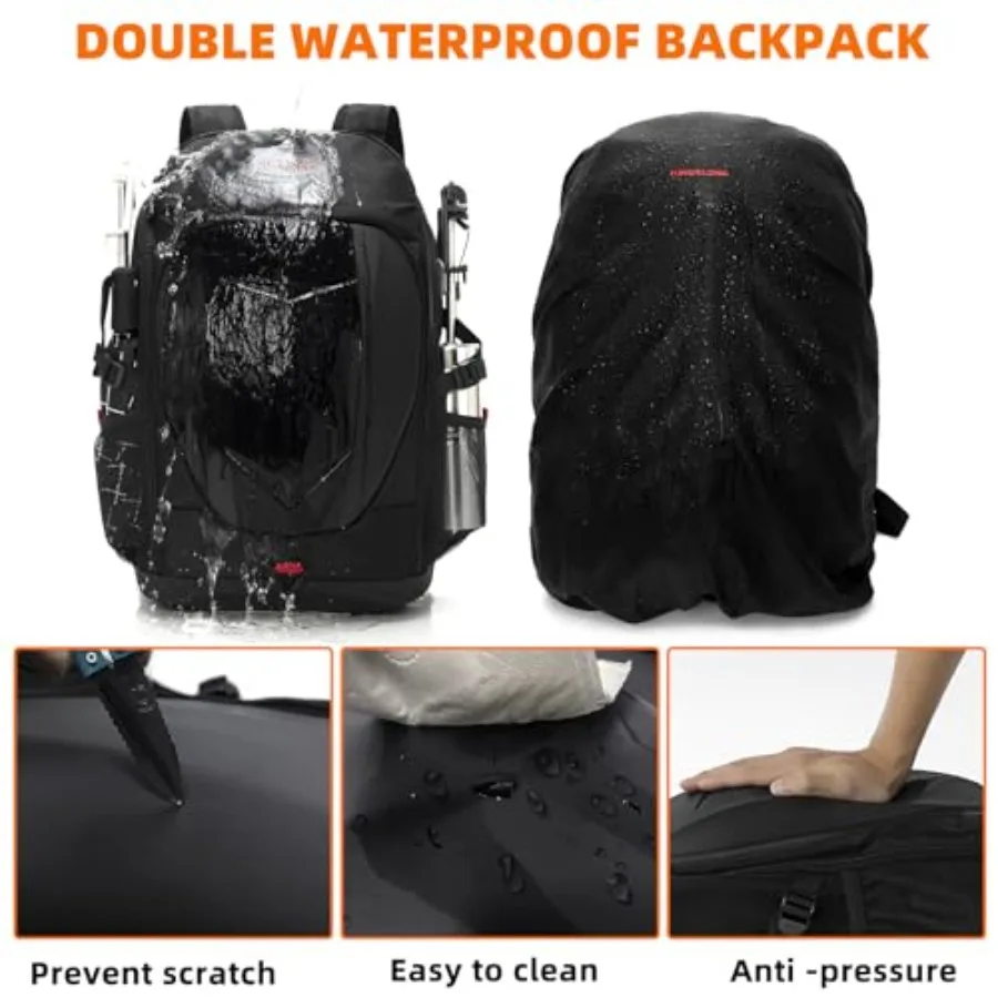 17 Inch Laptop Lightweight  Backpack with Hard shell - Image 2