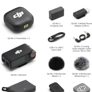 3 Wireless Microphone Set with Charging Case - Thumbnail Image 7