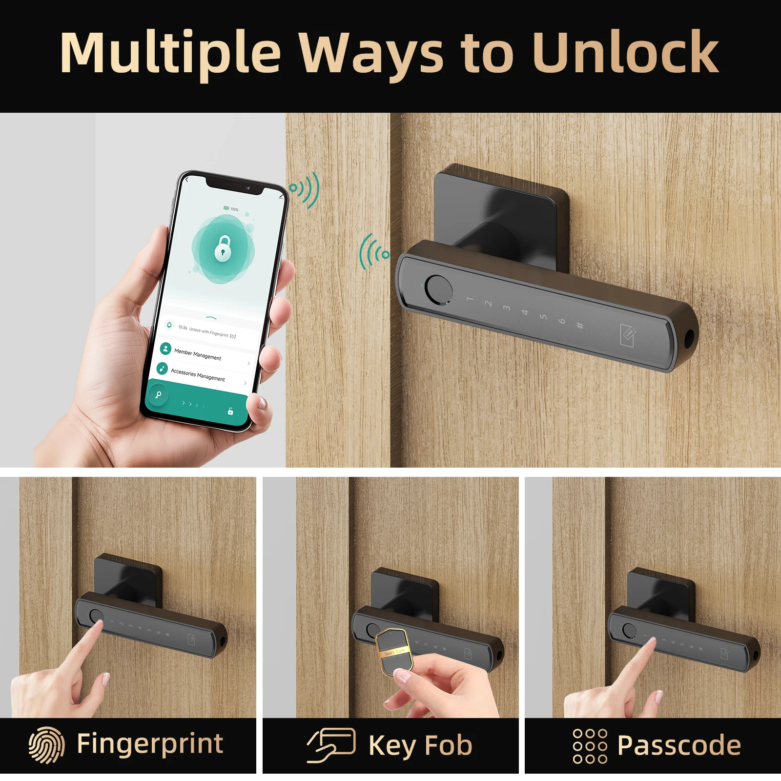 Smart Door Lock Fingerprint. - Image 2