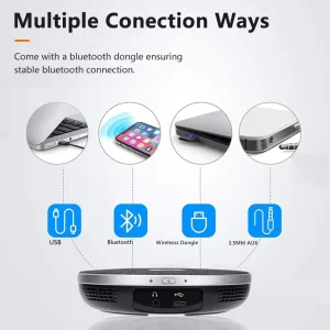 Conference Camera with AI Auto-Tracking and Bluetooth - Thumbnail Image 4