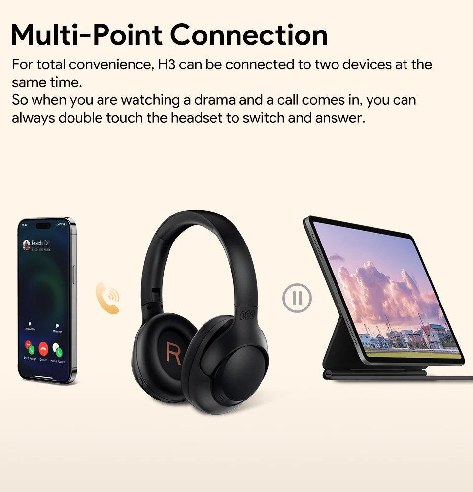H3 ANC Wireless Headphones Bluetooth - Image 4