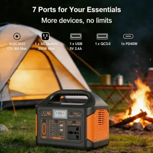 500W 300W Portable Power Station - Thumbnail Image 2