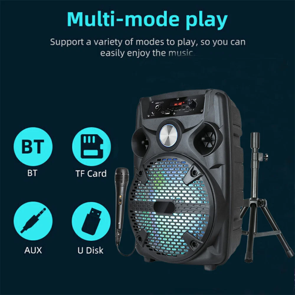 Portable Bluetooth Party Speaker W/Stand - Image 2