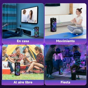 Portable Speaker With Microphones Outdoor - Thumbnail Image 6