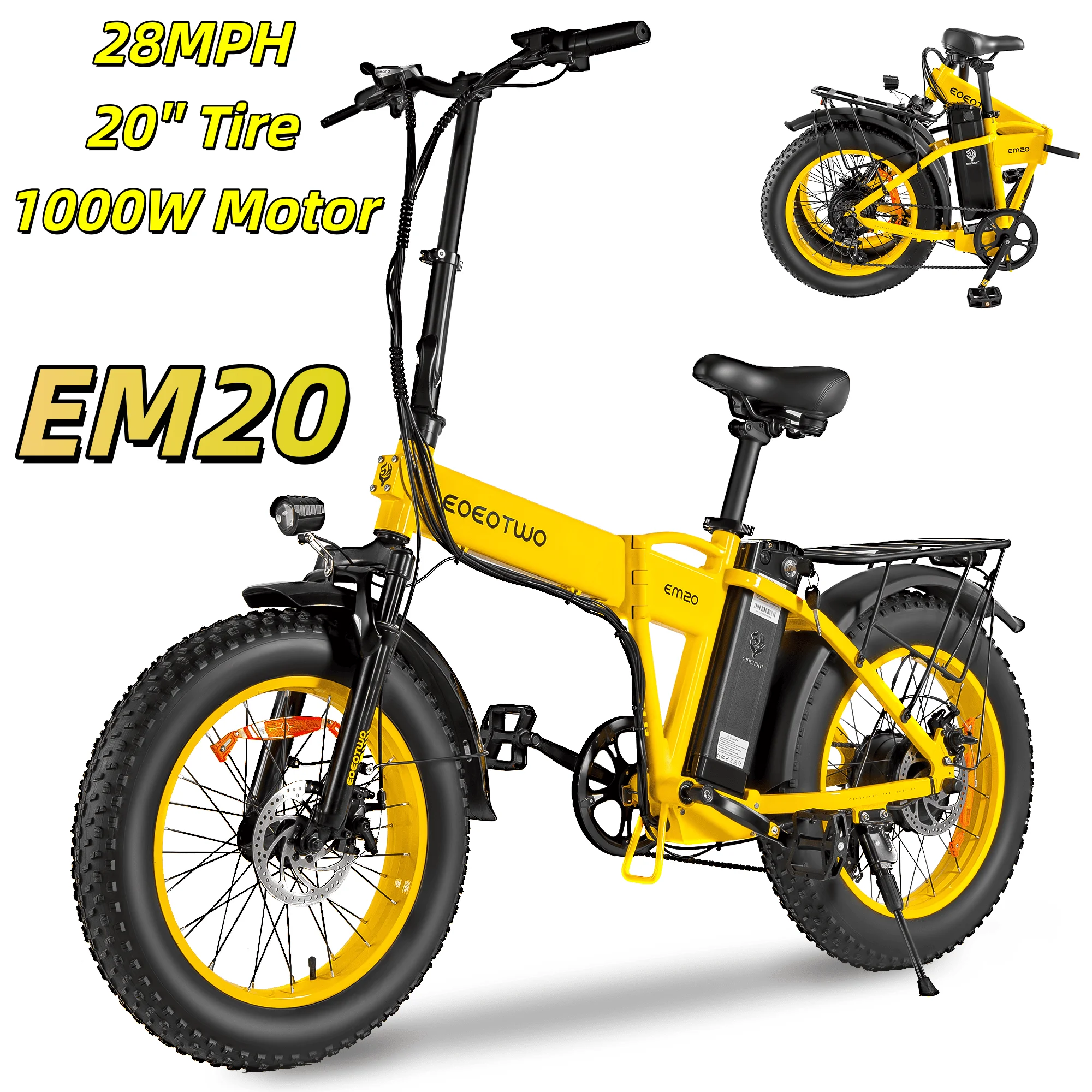 26" Fat Tire Electric Bike for Adults - Image 6