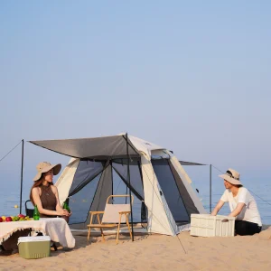 1-3 Person Pop Up Inflatable Camping Tent Quick Setup - Thumbnail Image 4