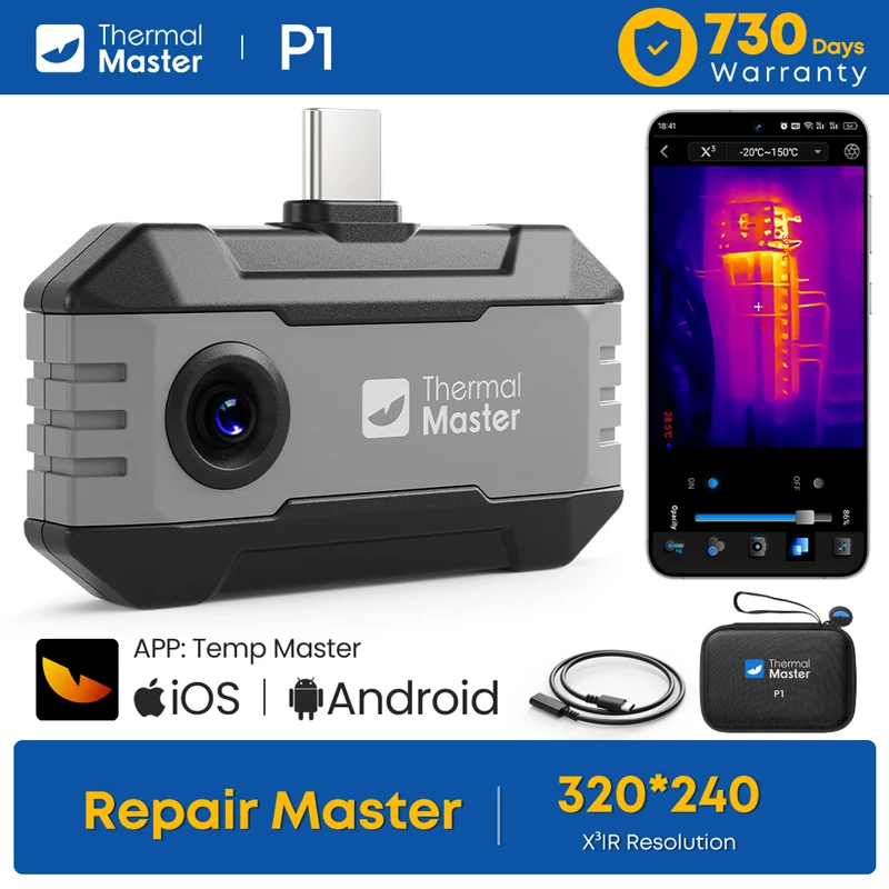 USB C iPhone and Android Phone Temp Range Home Leaks Inspection - Image 2