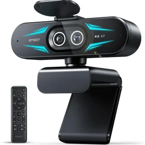 Dual-Lens 4K Webcam for Streaming and Video Conferencing - Thumbnail Image 1