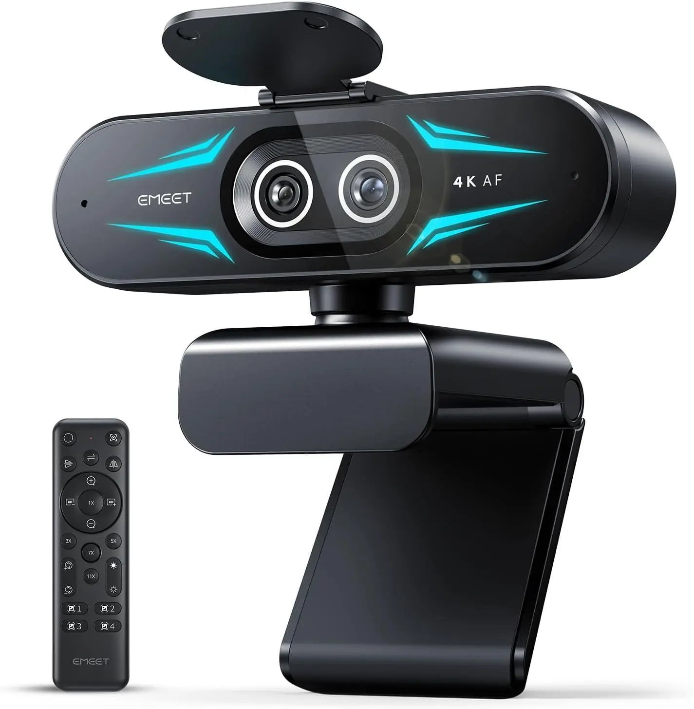 Dual-Lens 4K Webcam for Streaming and Video Conferencing - Image 1