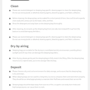 Lightweight Compact Sleeping Bag - Thumbnail Image 5