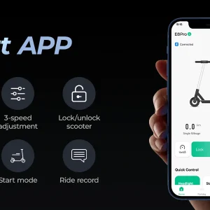 Foldable Electric E-Scooter with Smart Control - Thumbnail Image 3