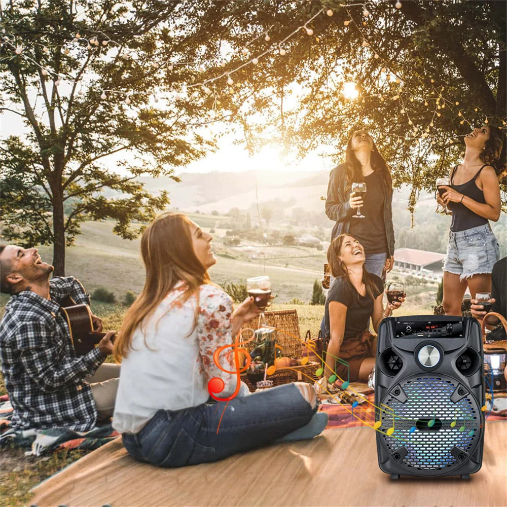 Portable Bluetooth Party Speaker W/Stand - Image 5